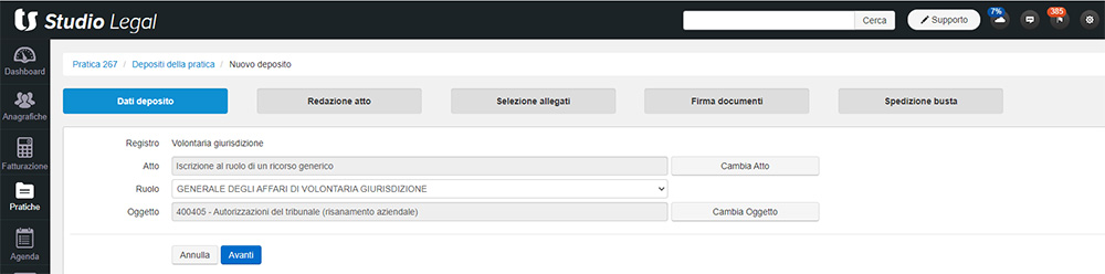 Legal - Netlex in Cloud deposito telematico