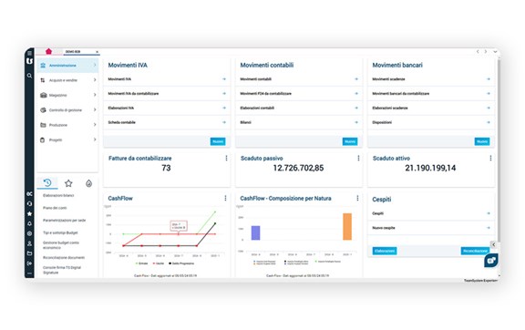 TeamSystem Enterprise Controllo di gestione