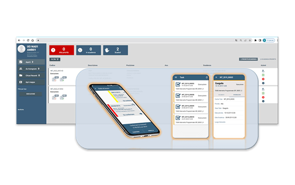 Modulo per la gestione tramite device mobile