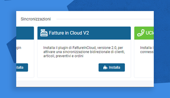 Attiva il connettore Fatture in Cloud
