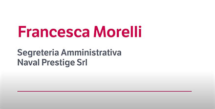 Video - Paolo Catti intervista per noi Francesca Morella segretaria amministrativa di Naval Prestige srl