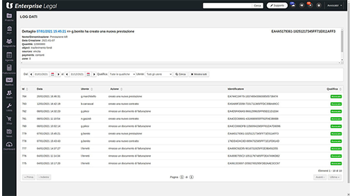 Backup Avanzato e log modifiche