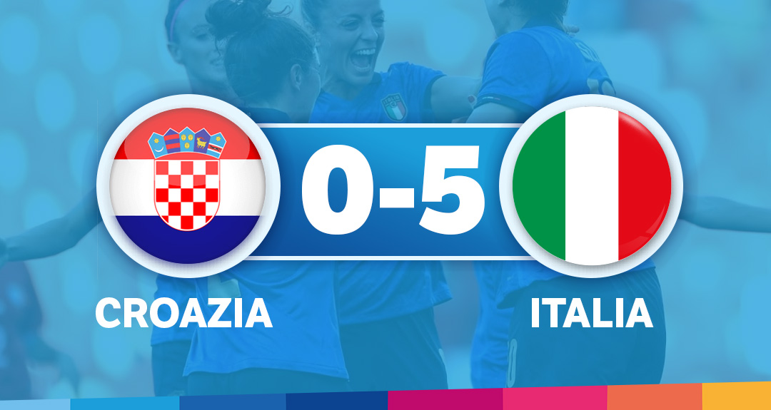Azzurre spettacolo in Croazia: una cinquina nonostante il blackout