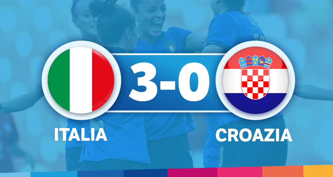 Le Azzurre non sbagliano: 3 gol per 3 punti